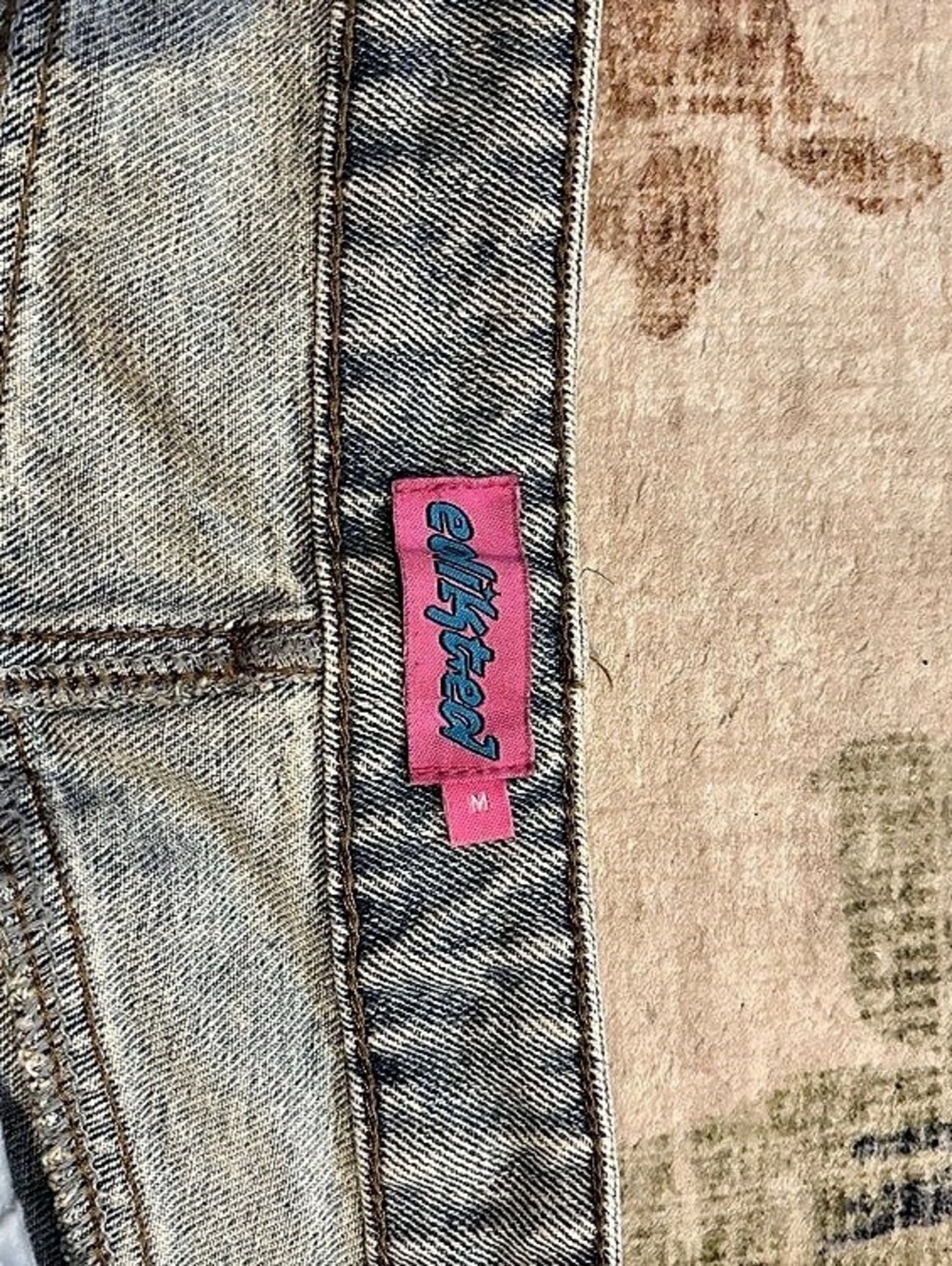 Edikted Denim Skirt - Picture 3 of 4